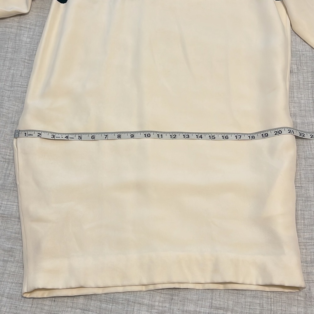 Celine Phoebe Philo color block silk dress green cream - Picture 12 of 13